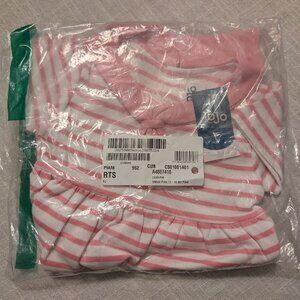 JoJo Maman Bebe Pink Stripe Sailor Dress